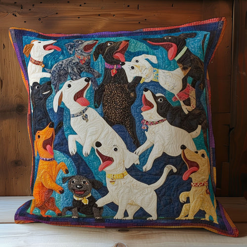 Playing Dogs WM0508117CL Quilt Pillow Case