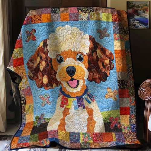 Poodle Funny WN0608033CL Quilt