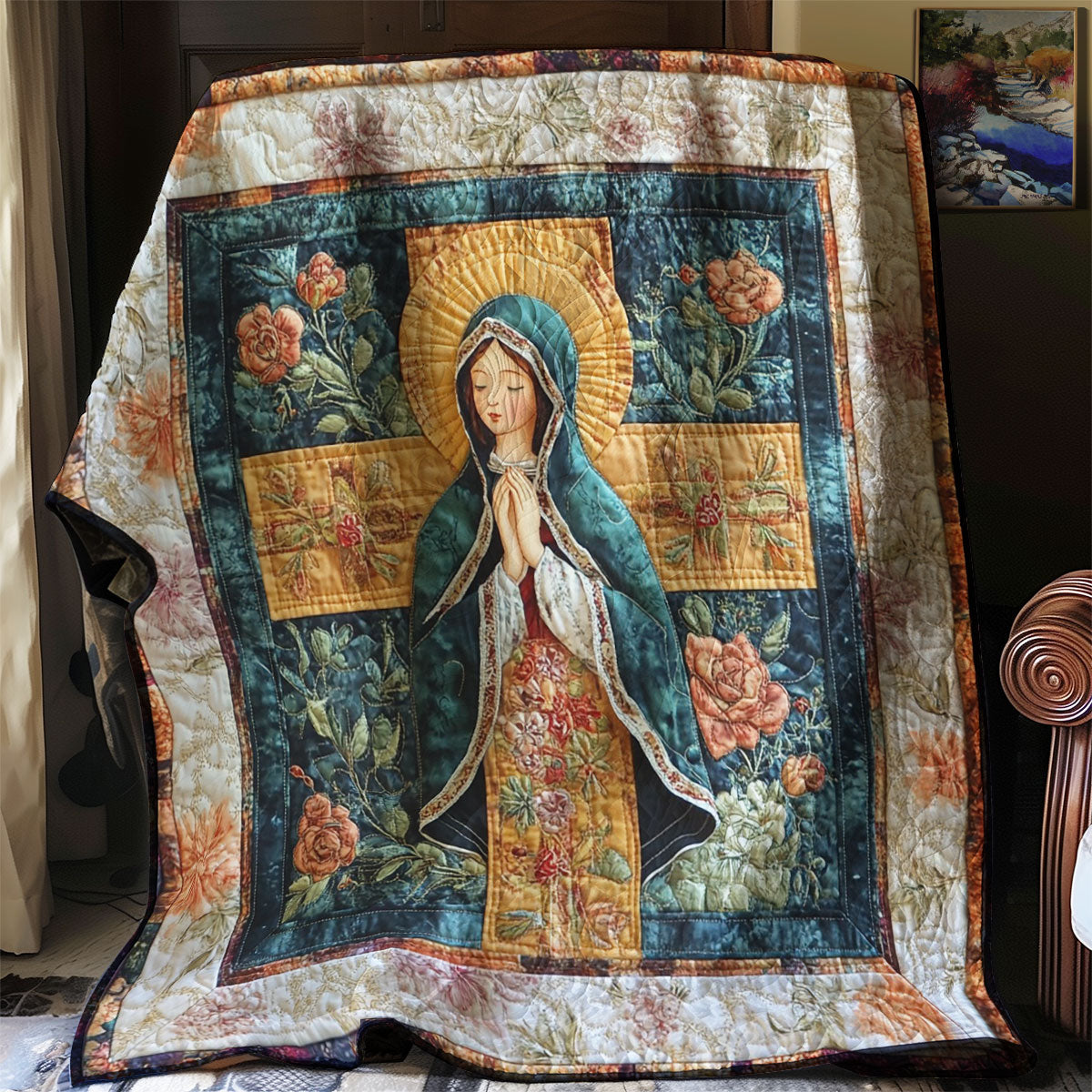 Praying WM0208036CL Quilt