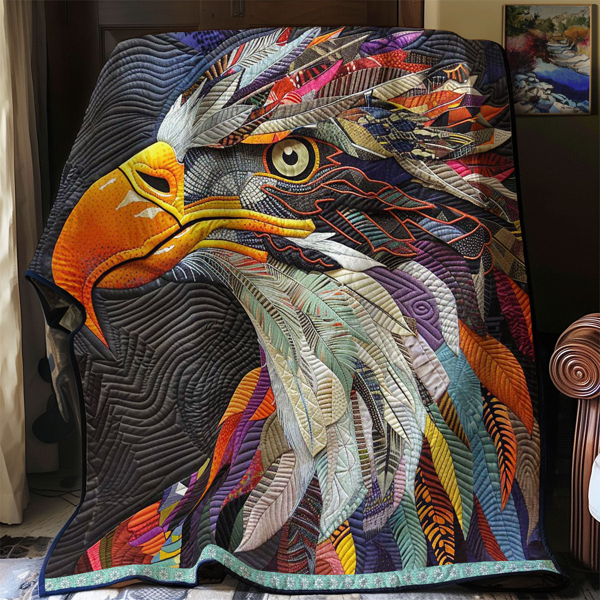 Pride Of Bald Eagle WN0509021CL Quilt