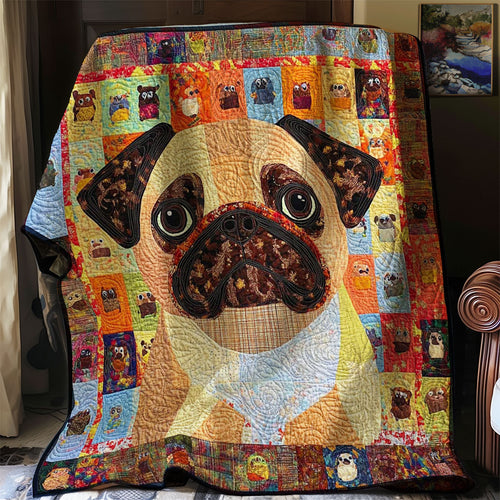 Pug Cozy WN0608039CL Quilt