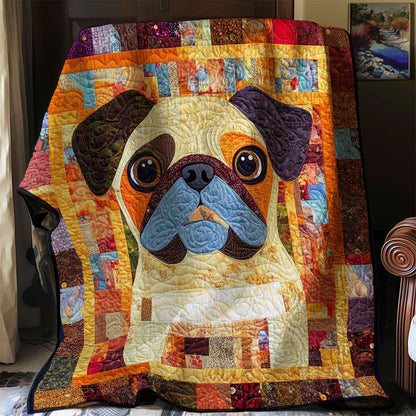 Pug Cute WN0608037CL Quilt