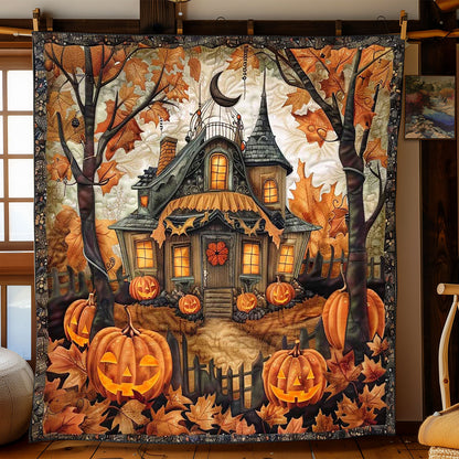 Pumpkin House Of Haunts WN1908061CL Quilt
