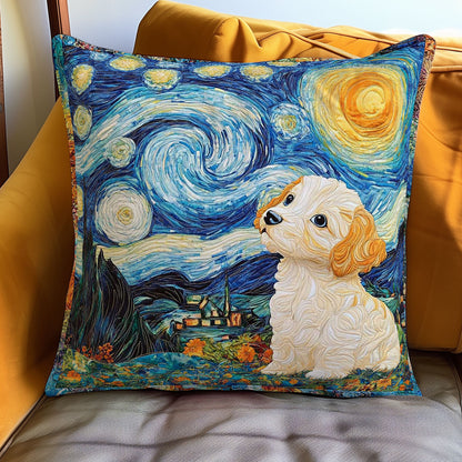 Puppy And Starry Sky WN0208088CL Quilt Pillow Case