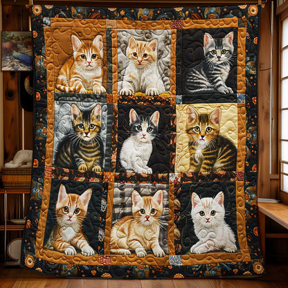 Puppy Dark Cat SR2608032CL Quilt