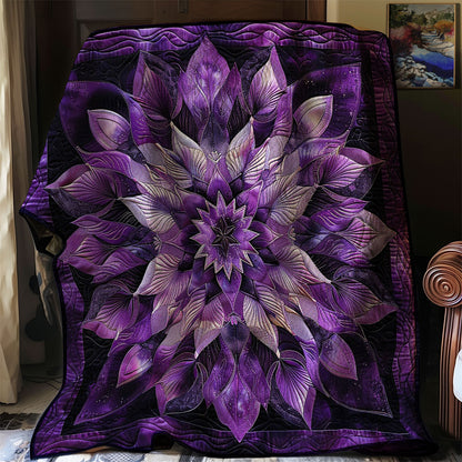 Purple Bloom WM0509017CL Quilt