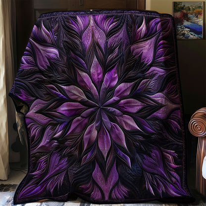 Purple Elegance Flower WN1508097CL Quilt