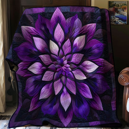 Purple Flower Dream WN1908049CL Quilt