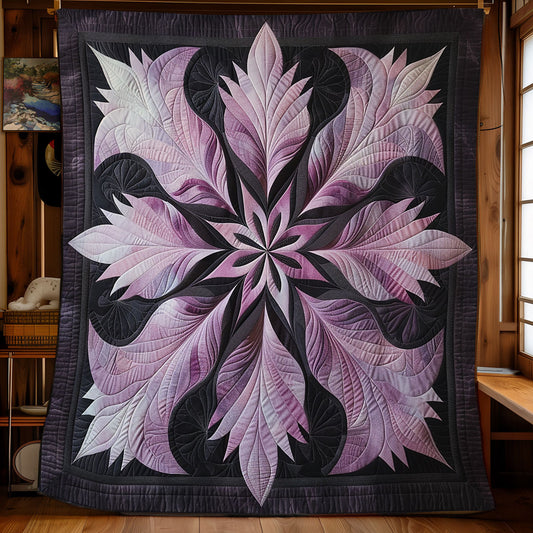 Purple Flower SR1508025CL Quilt