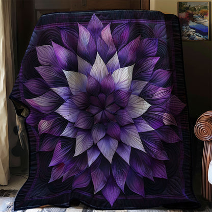 Purple Flowers WM1508034CL Quilt