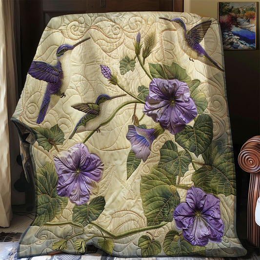 Purple Hummingbird SR1308024CL Quilt
