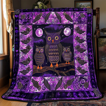 Purple Owl Guardian WN2408138CL Quilt