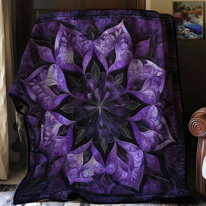 Purple Petal Elegance WN1408056CL Quilt