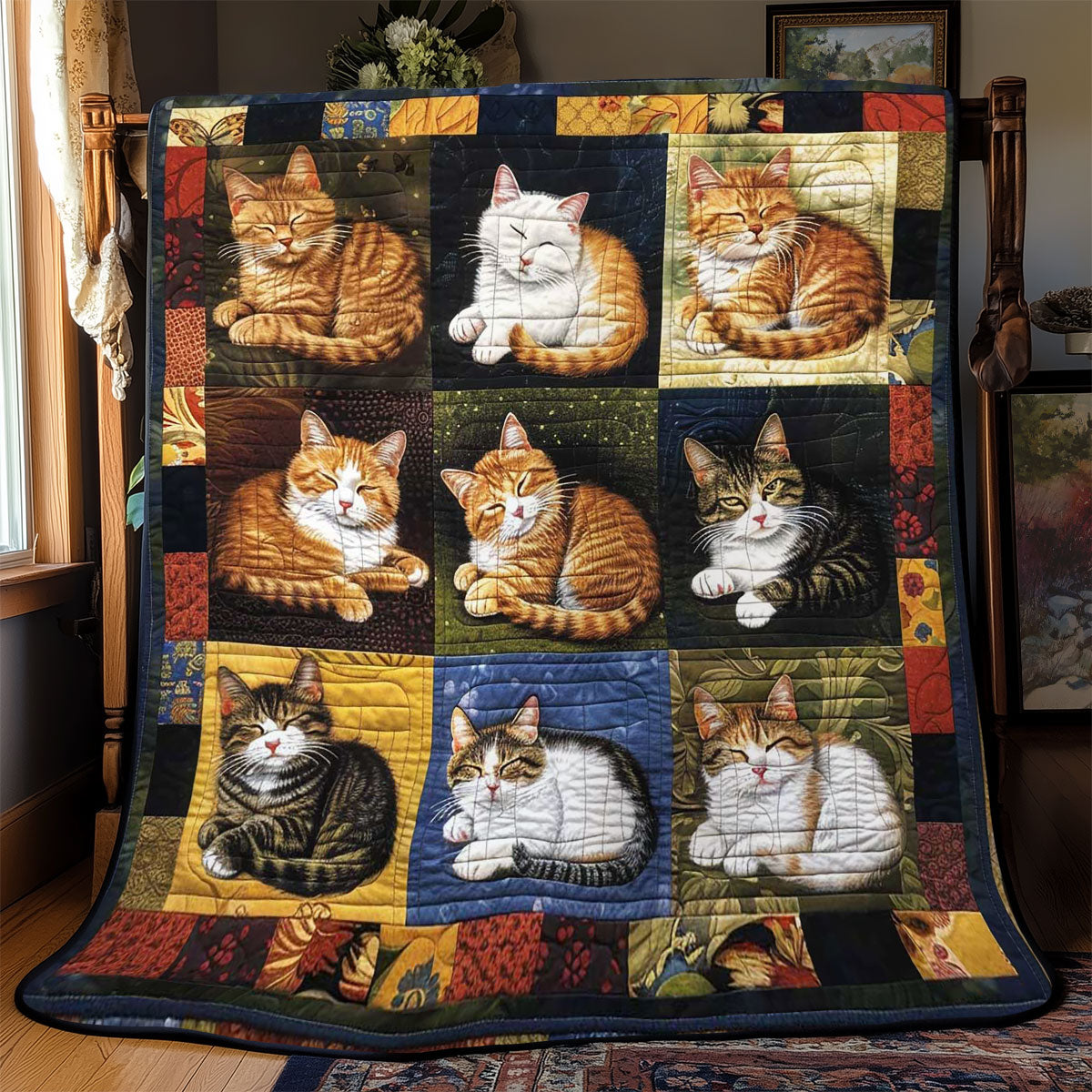 Purr Cat WN2108018CL Quilt