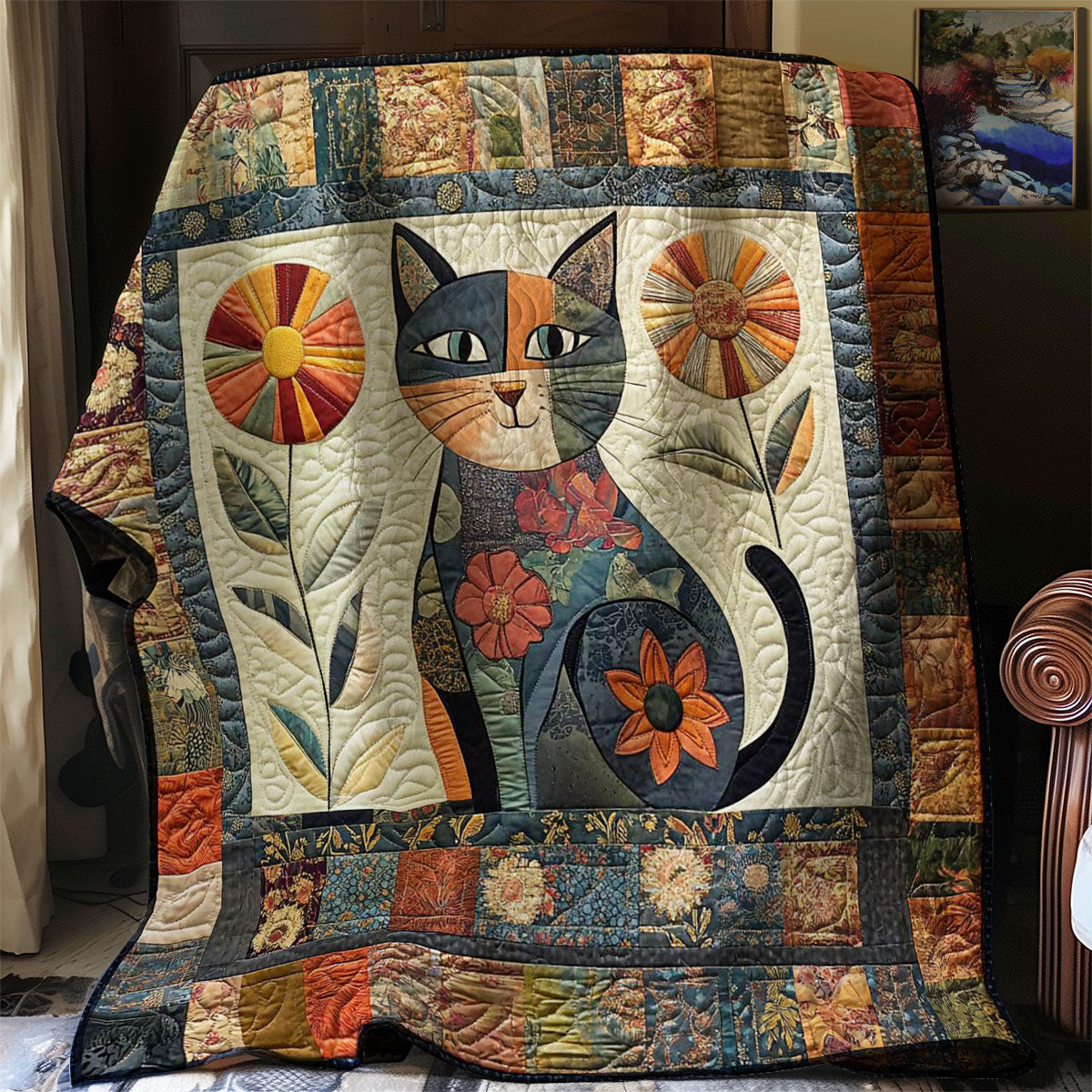 Purrfect Cat WN0208028CL Quilt