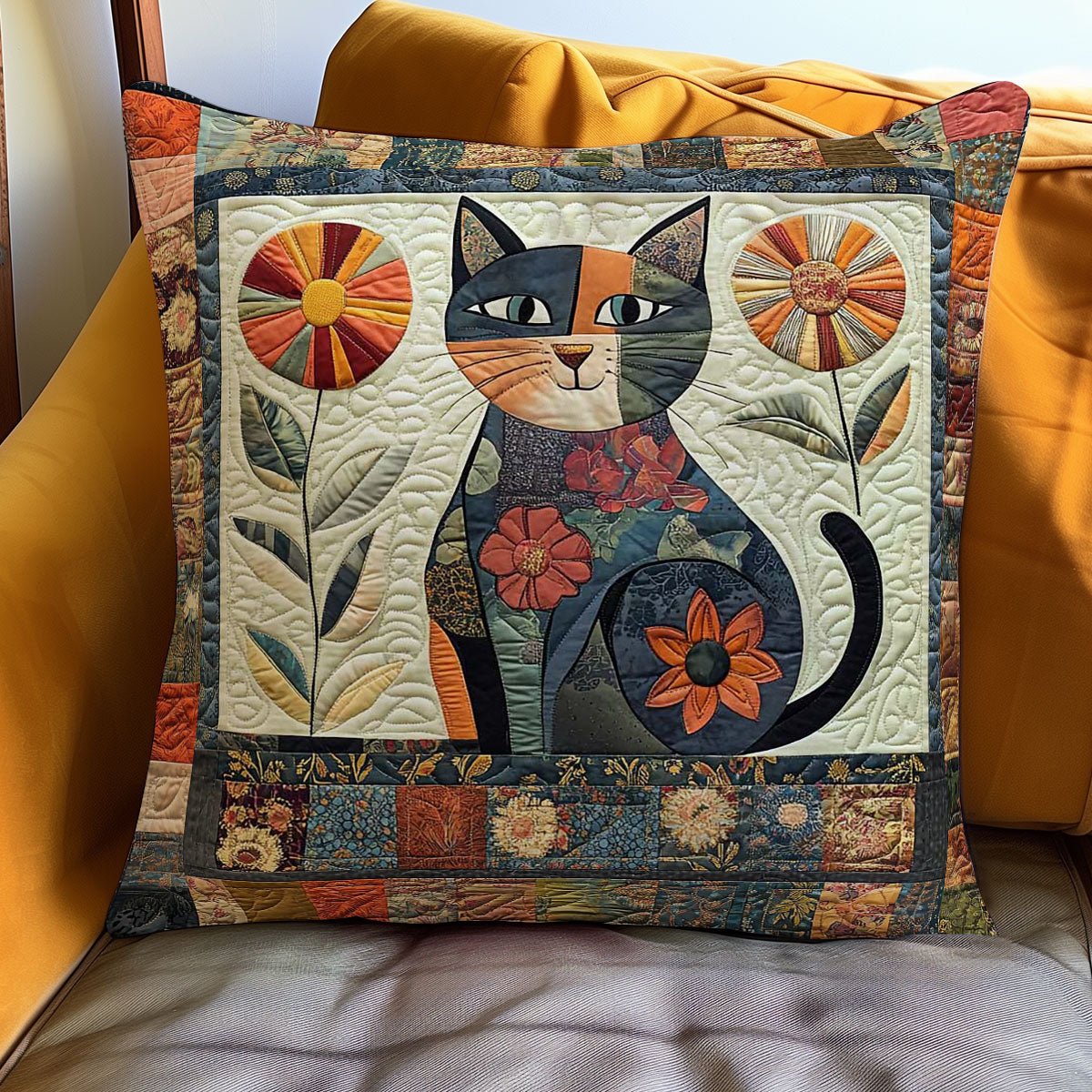 Purrfect Cat WN0208090CL Quilt Pillow Case