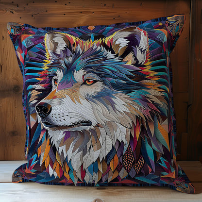 Wolf Native America WP2507004CL Quilt Pillow Case