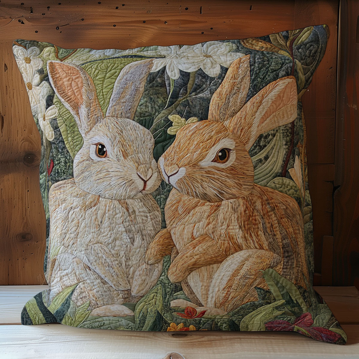 Rabbits Love WM0208159CL Quilt Pillow Case