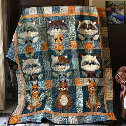 Raccoon Harvest Glow WN0808107CL Quilt