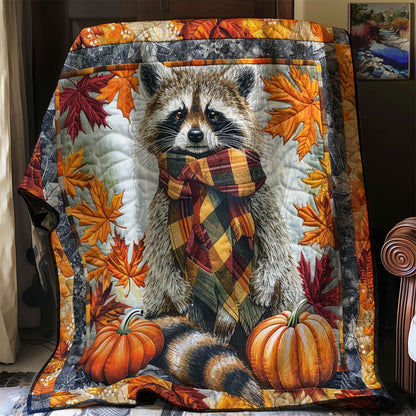 Raccoon Harvest Hug WN0808078CL Quilt