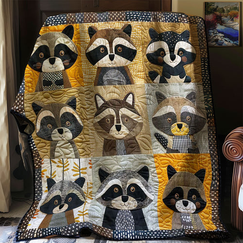 Raccoon Snuggle Bliss WN0808055CL Quilt