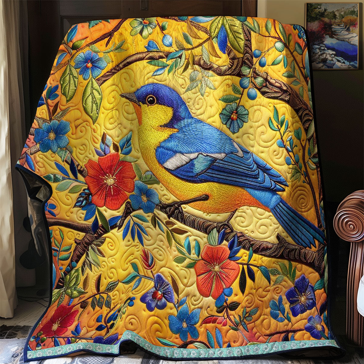 Radiant Bluebird WN0509042CL Quilt