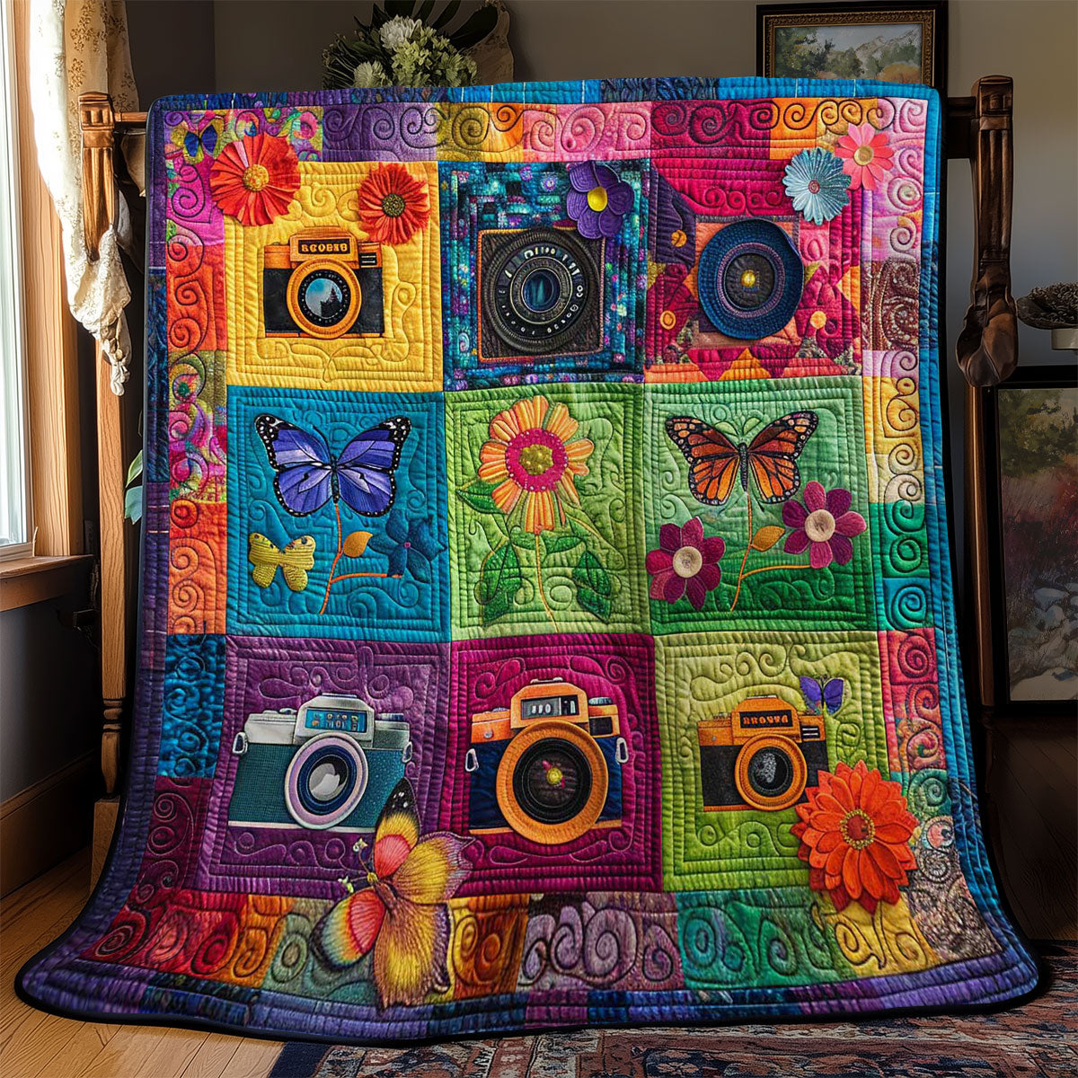 Radiant Butterfly Camera Magic WN2408061CL Quilt