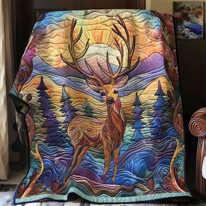 Radiant Evening Deer WN0909075CL Quilt