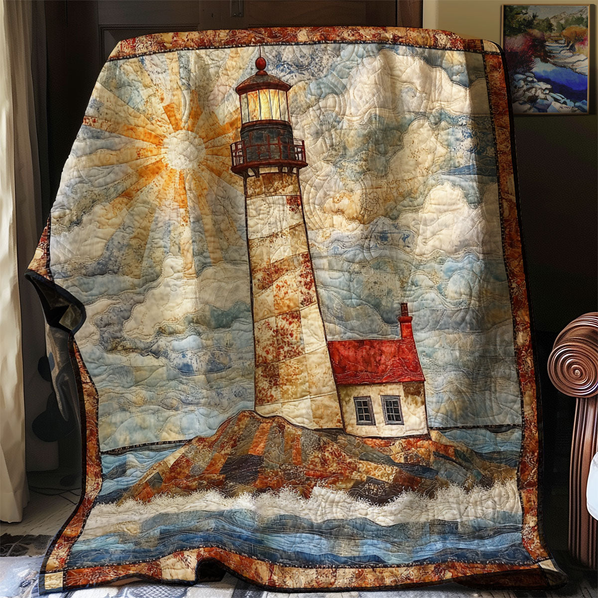 Radiant Lighthouse WN0108073CL Quilt