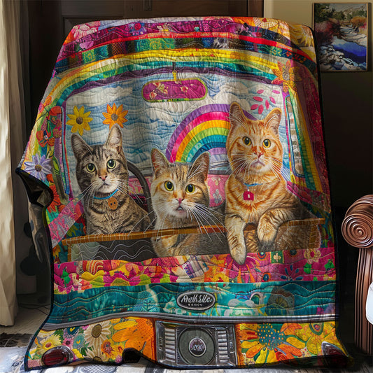 Rainbow Cat WM2808076CL Quilt