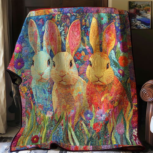 Rainbow Rabbit WM3008027CL Quilt