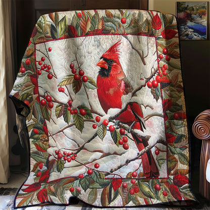 Red Cardinal WM1608033CL Quilt