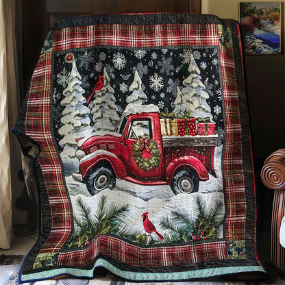 Red Truck Christmas Delight WN1109005CL Quilt