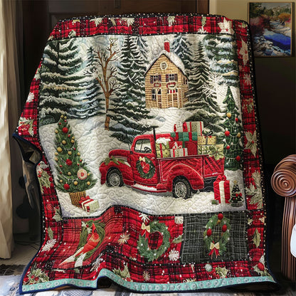 Red Truck Winter Wonderland WN1109009CL Quilt