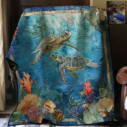 Reef Turtle Harmony WN1008017CL Quilt