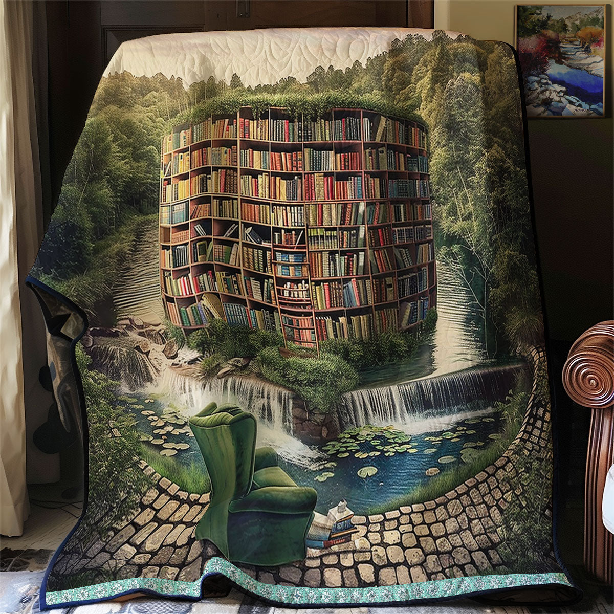 Riverside Library Retreat WN0909112CL Quilt