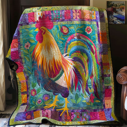 Rockstar Rooster WM2308080CL Quilt