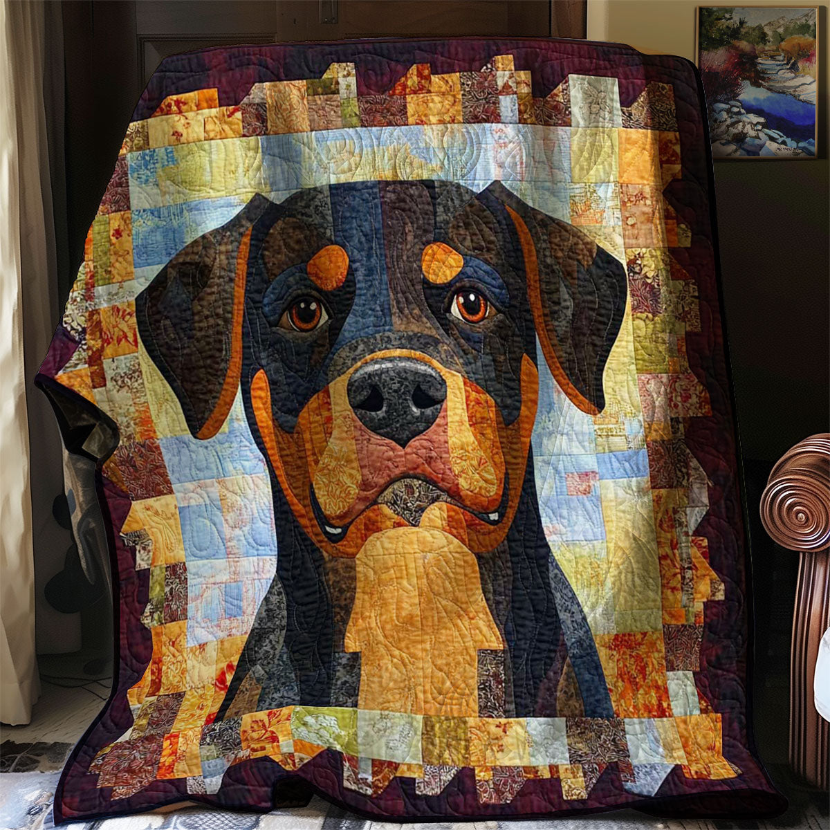 Rottweiler Cozy WN0608041CL Quilt