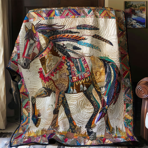 Running Horse WM10080027CL Quilt