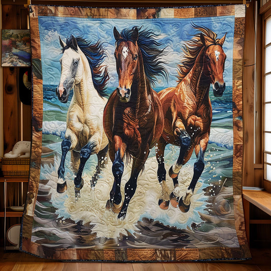 Running Horses SR2308023CL Quilt