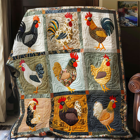 Rural Chicken SR1008005CL Quilt