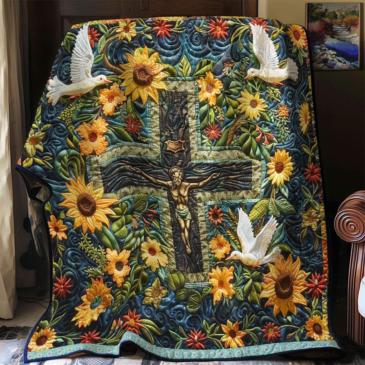 Sacred Cross WN0509010CL Quilt