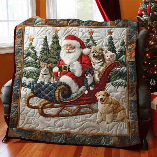 Santa And Friends SR2008003CL Quilt