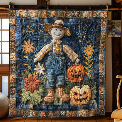Scarecrow Pumpkin Patch WN190837CL Quilt