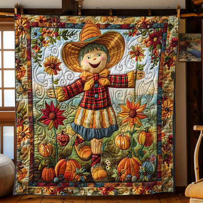 Scarecrow and the Pumpkin Moon WN1908043CL Quilt