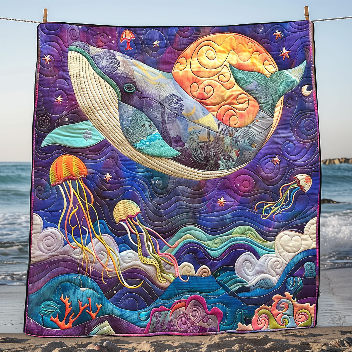 Sea Whale SR2108002CL Quilt