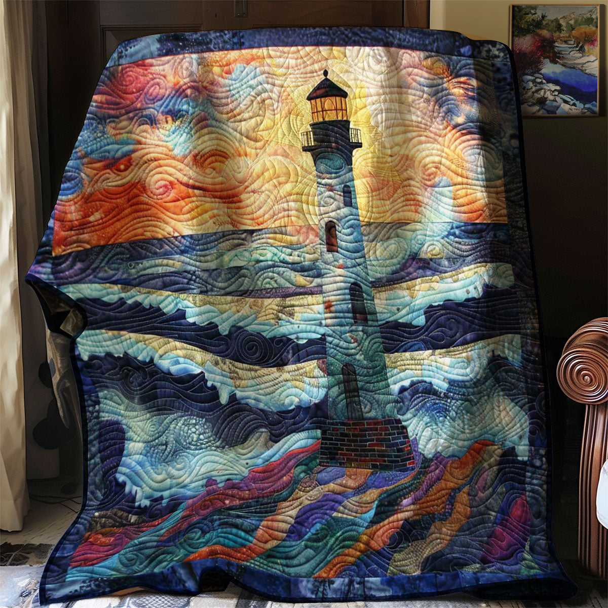 Seafarer's Beacon Throw WN1008057CL Quilt