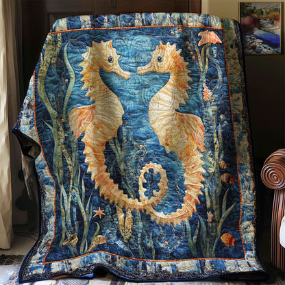 Seahorses WN0208049CL Quilt