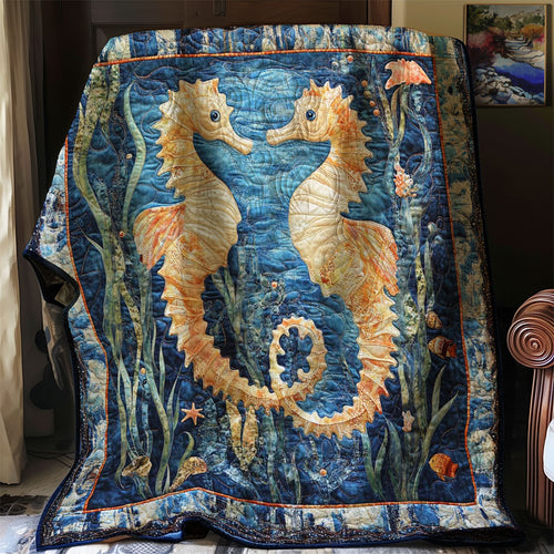 Seahorses WN0208049CL Quilt