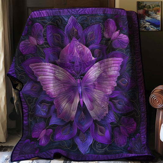 Secret Bloom Butterfly WM2308037CL Quilt